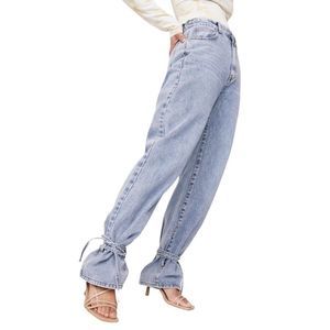 Tie Ankle Jeans
